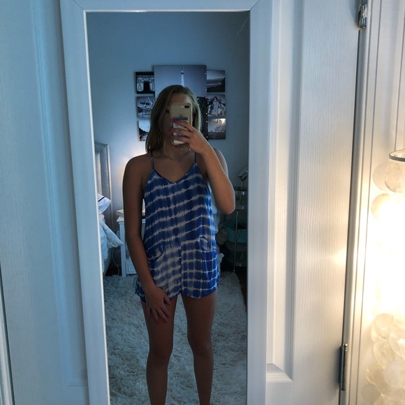 Tie Dye Romper - Picture 3 of 4